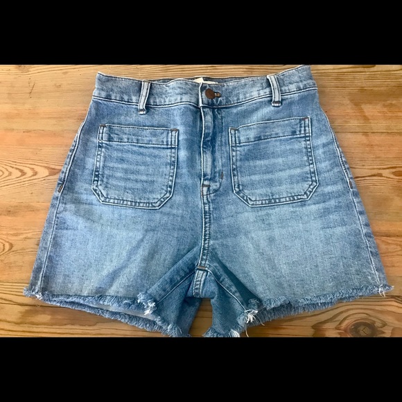 Madewell high rise  denim shorts sz 26 - Picture 2 of 3